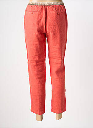 Pantalon 7/8 taille élastique orange HARTFORD femme