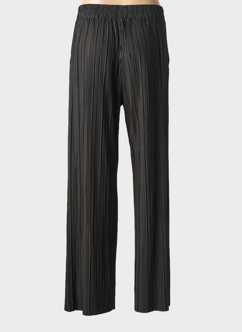 Pantalon droit taille élastique noir YAYA femme