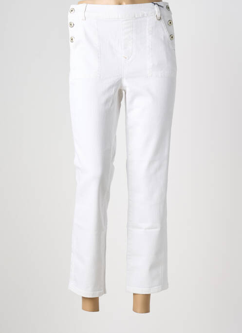 Pantalon 7/8 poches blanc FREEMAN T.PORTER femme