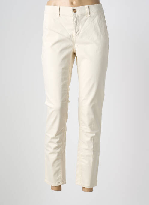 Pantalon slim poches beige HAPPY femme