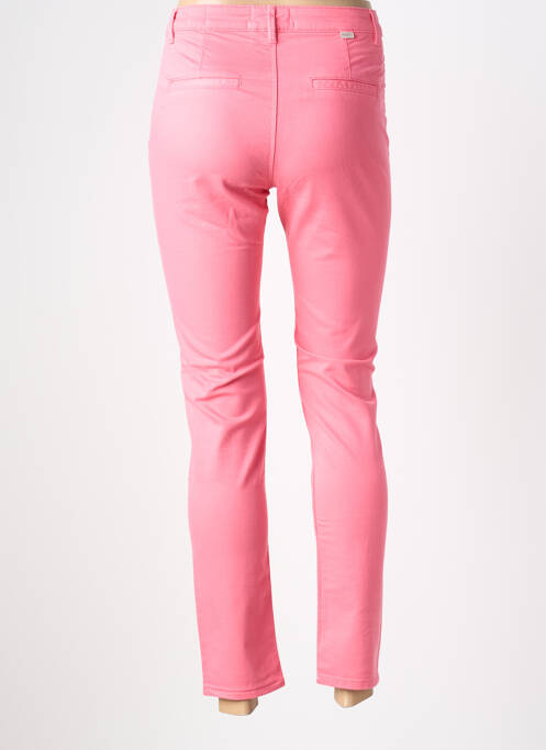 Pantalon slim poches rose HAPPY femme