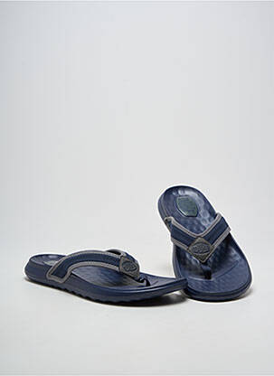 Tongs voute plantaire bout ouvert bleu HEY DUDE homme