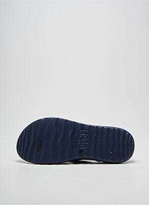 Tongs voute plantaire bout ouvert bleu HEY DUDE homme