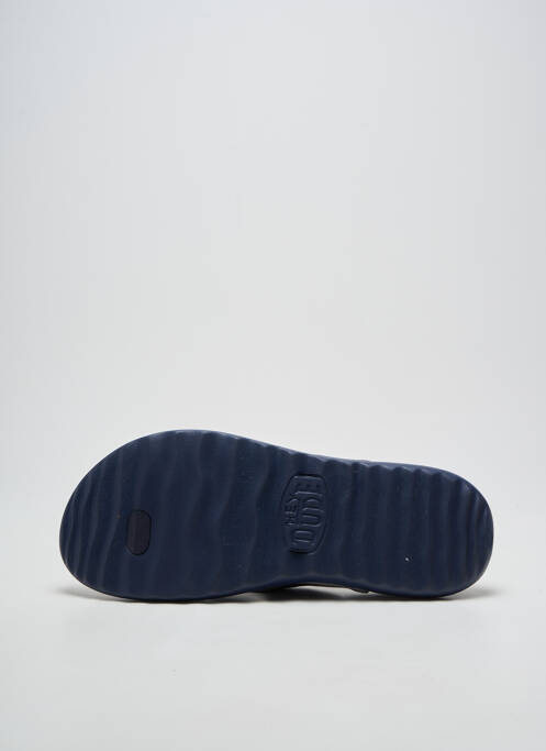 Tongs voute plantaire bout ouvert bleu HEY DUDE homme
