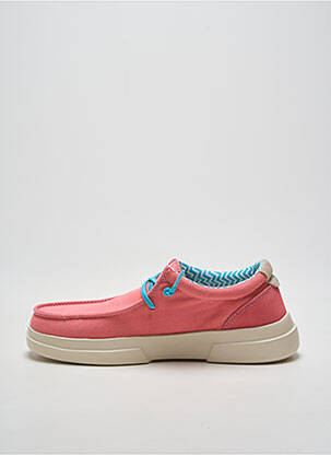 Baskets fermeture elastique talon plat jusqu'à 3cm rose PITAS femme