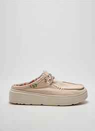 Mules/sabots talon de 4 à 6cm beige PITAS femme