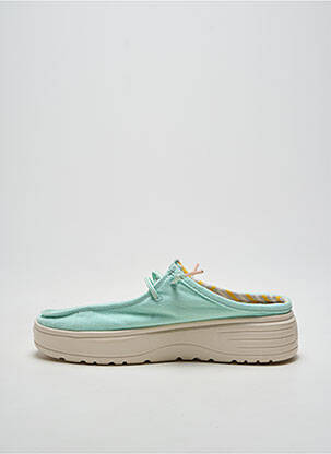 Mules/sabots talon de 4 à 6cm bleu PITAS femme
