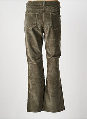 Pantalon flare stretch taille normale vert HAPPY femme