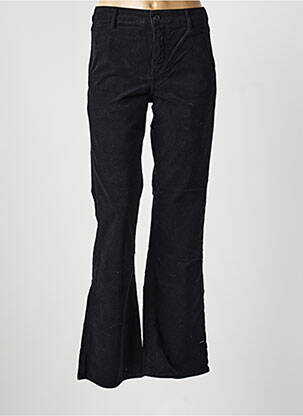 Pantalon flare stretch taille normale noir HAPPY femme
