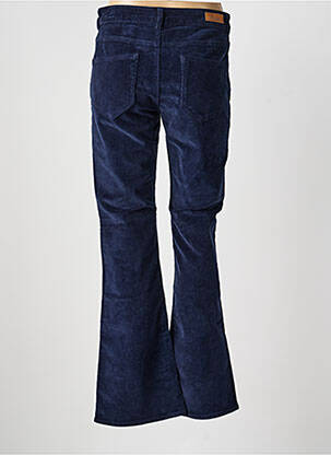 Pantalon flare stretch taille normale bleu HAPPY femme