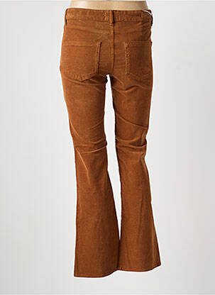 Pantalon flare stretch taille normale marron HAPPY femme