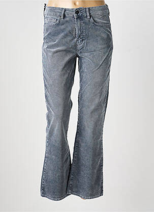 Pantalon droit stretch taille normale gris FIVE femme