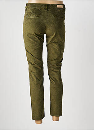 Pantalon 7/8 stretch taille normale vert FIVE femme