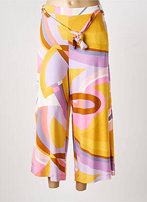 Pantalon 7/8 stretch taille normale violet ZILCH femme