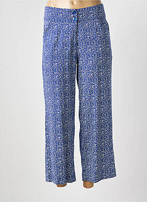 Pantalon 7/8 stretch taille normale bleu ZILCH femme