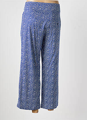 Pantalon 7/8 stretch taille normale bleu ZILCH femme
