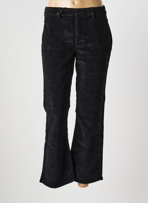 Pantalon flare stretch taille normale noir HAPPY femme