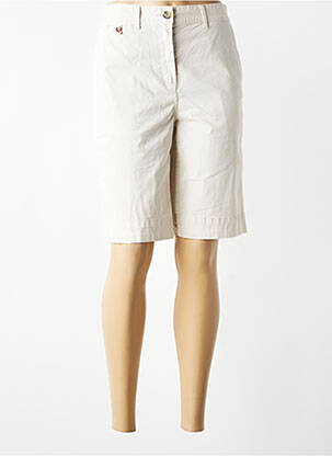 Bermuda taille à pinces taille normale beige WHITE STUFF femme