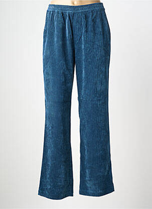 Pantalon droit taille élastique taille normale bleu MKT STUDIO femme