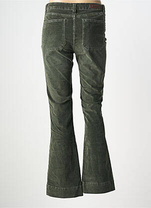 Pantalon flare taille normale taille normale vert DENIM STUDIO femme