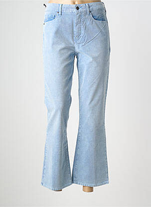 Pantalon flare taille normale taille normale bleu FIVE femme