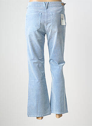Pantalon flare taille normale taille normale bleu FIVE femme
