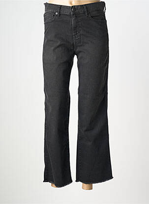 Jeans coupe droite taille normale taille normale noir FIVE femme