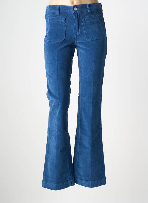Pantalon flare taille normale taille normale bleu MKT STUDIO femme