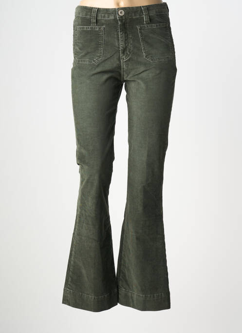 Pantalon flare taille normale taille normale vert DENIM STUDIO femme