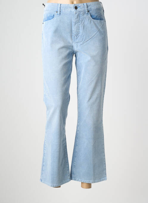 Pantalon flare taille normale taille normale bleu FIVE femme