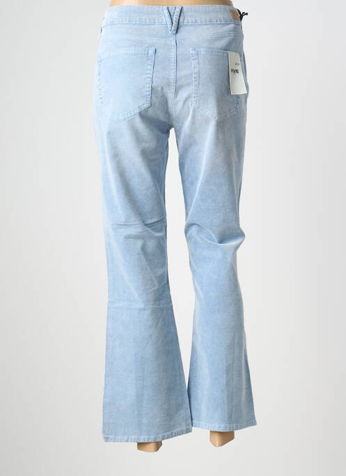 Pantalon flare taille normale taille normale bleu FIVE femme