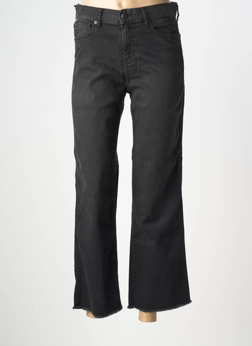 Jeans coupe droite taille normale taille normale noir FIVE femme