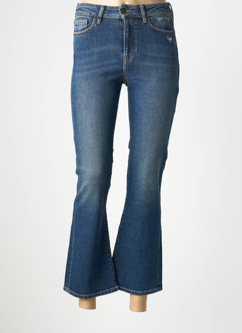 Jean coupe flare taille normale taille normale bleu FIVE femme