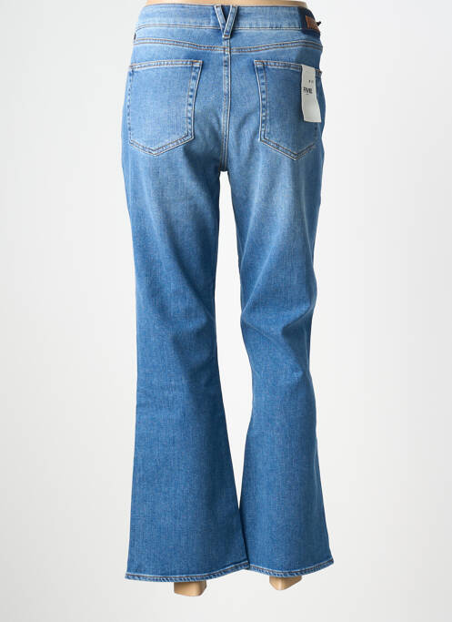 Jean coupe flare taille normale taille normale bleu FIVE femme