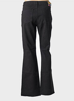 Pantalon flare stretch taille normale noir HAPPY femme