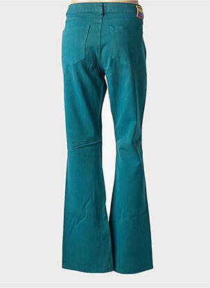 Pantalon flare stretch taille normale vert HAPPY femme