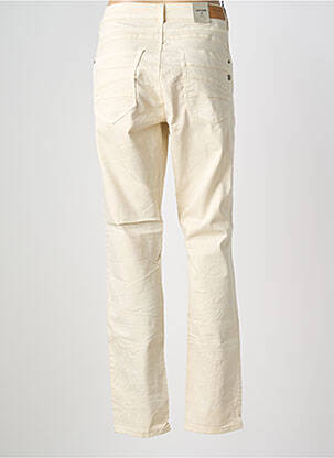 Pantalon droit stretch taille normale beige CREAM femme