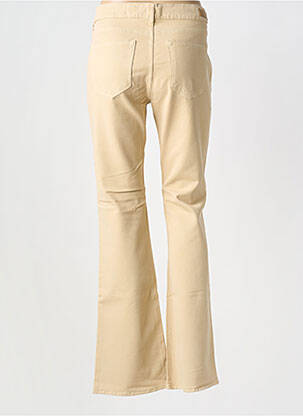 Pantalon flare stretch taille normale beige HAPPY femme