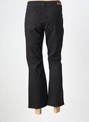Pantalon 7/8 stretch taille normale noir HAPPY femme