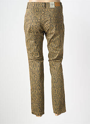 Pantalon slim stretch taille normale vert CREAM femme