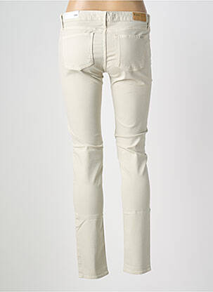 Pantalon slim stretch taille normale beige REIKO femme