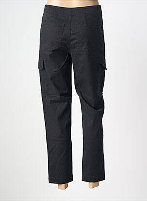 Pantalon chino tissage popeline taille normale noir FIVE femme