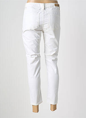 Pantalon 7/8 stretch taille normale blanc DENIM STUDIO femme