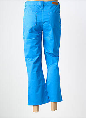 Pantalon 7/8 stretch taille normale bleu HAPPY femme