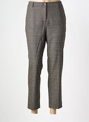 Pantalon 7/8 stretch taille normale gris HANA SAN femme
