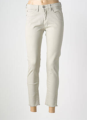Pantalon 7/8 stretch taille normale gris DENIM STUDIO femme