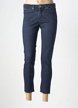 Pantalon 7/8 stretch taille normale bleu DENIM STUDIO femme