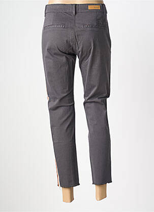 Pantalon 7/8 stretch taille normale gris HAPPY femme