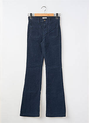 Pantalon droit stretch taille normale bleu FIVE femme