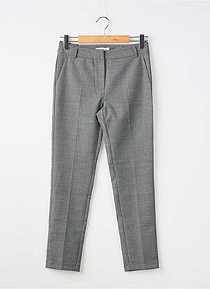 Pantalon 7/8 stretch taille normale gris LA PETITE FRANCAISE femme